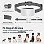 Colar de Casca NBJU para Cães, Colar de Treinamento Recarregável Anti-Latido com 7 Sensibilidades e Intensidade Ajustáveis e Vibração de Bipe para Cães Pequenos, Médios e Grandes - Imagem 4