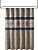 Cortina de chuveiro Madison Park Donovan, design de tecido jacquard bordado, decoração tradicional para banheiro, lavável à máquina, tela de privacidade de tecido, 72x72, azul marinho. - Imagem 5