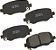 Jogo de pastilhas de freio traseiras premium Bendix para Chrysler 200 2017-2015, Jeep Cherokee 2017-2014- (SBC1734) - Imagem 1