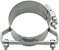 Abraçadeira de escape de banda larga de aço inox de 5 polegadas para Freightliner e vários modelos, aço premium 304, resistente e durável - UM unidade - Imagem 1