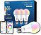 Lâmpada LED Inteligente Conectada Cree Lighting Connected Max A19 60W Branco Ajustável + Mudança de Cor, 2.4 GHz, Compatível com Alexa e Google Home, Não Necessita de Hub, Bluetooth + WiFi, 3 Un - Imagem 1