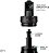 Garrafa de Água Filtrada Simple Modern | Garrafas de água de viagem isoladas de aço inoxidável com filtro de carbono | Reutilizável para água limpa durante o trajeto | Coleção Mesa | 34oz, Leopardo - Imagem 3