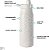 Garrafa de Água Filtrada Simple Modern | Garrafas de água de viagem isoladas de aço inoxidável com filtro de carbono | Reutilizável para água limpa durante o trajeto | Coleção Mesa | 34oz, Leopardo - Imagem 2