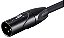 Cabo Monoprice XLR Macho para XLR Fêmea - Microfone e Interconexão, Banhado a Ouro, 16AWG, 25 Pés, Preto - Série Stage Right - Imagem 4