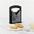 Fatia Bagel Met Lux 7 x 3,5 x 9 Polegadas, 1 Cortador Comercial de Bagel - Protetor de Segurança Integrado, Seguro e Fácil de Usar, Aço Inoxidável Preto Universal, Lâmina - Imagem 5