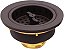Westbrass D2155-12 - Cesta grande para pia de cozinha com estilo de porca alada, flange de descarte de resíduos e tampa, bronze esfregado a óleo. - Imagem 3