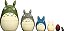 Ensky - Meu Vizinho Totoro - Bonecas Aninhadas do Totoro - Mercadoria Oficial do Estúdio Ghibli - Imagem 1