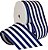 Fita de cetim listrada Morex Ribbon 99540/20-614, 2 1/4 por 20 yd., Azul Royal - Imagem 1