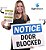 Placa de Perigo da OSHA - Por Favor, Use Outra Porta | Adesivo | Proteja seu Negócio, Canteiro de Obras, Armazém e Loja | Fabricado nos EUA - Imagem 2