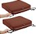 Capa de almofada para assento externo quadrado 19 x 19 x 3 polegadas, resistente à água, resistente ao desbotamento Montlake FadeSafe Classic Accessories, capa de almofada para móveis de pátio, vermel - Imagem 4