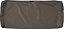 Cobertura de proteção para almofada de banco/setor externo à prova d'água Classic Accessories Ravenna 122 x 46 x 8 cm, Capa deslizante para almofada de balanço de móveis de pátio, Taupe - Imagem 1