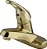 Kingston Brass KB512LP Torneira de lavatório de 4 polegadas com centro de 4 polegadas, alcance do bico de 3-3/4 polegadas, latão polido - Imagem 1