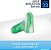 Protetores auriculares de espuma Flents Protechs para trabalho, ruído alto, maquinaria pesada, construção, estudo e viagens, NRR 33, verde, fabricado nos EUA, 100 pares. - Imagem 2