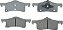 ACDelco Silver 14D935C Jogo de Pastilhas de Freio Traseiro de Disco Cerâmico com Sensor de Desgaste - Imagem 1