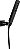 Chuveiro de Mão Ajustável de Parede H2Okinetic, Preto Fosco, da Delta Faucet 55567-BL - Imagem 1