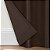 Cortina de janela moderna opaca e térmica Fresno Eclipse com bolso para varão para quarto (1 painel), 52 pol x 108 pol, Espresso - Imagem 4