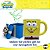 Caneca de cerâmica esculpida em 3D do Bob Esponja Calça Quadrada Silver Buffalo, 20 onças - Imagem 4
