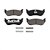 Pastilhas de freio traseiro de disco de cerâmica CMX-D881 para Ford Explorer Mercury Mountaineer - Imagem 1
