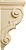 Ekena Millwork CORW05X05X10TRMA Médio Tradicional Madeira Corbel, 4 1/2L x 5P x 10A, Bordo - Imagem 3