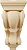 Ekena Millwork CORW05X05X10TRMA Médio Tradicional Madeira Corbel, 4 1/2L x 5P x 10A, Bordo - Imagem 2