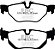 EBC Brakes DP32069C Redstuff Pastilha de freio de cerâmica de baixa poeira - Imagem 2