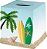 Avanti Linens - Capa para Caixa de Lenços, Essenciais para Banheiro de Hóspedes, Decoração para Casa de Praia (Coleção Surf Time) - Imagem 1