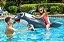 Flutuador de Piscina Inflável Poolmaster Baleia Gigante Cinza Grande - Imagem 2
