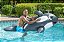 Flutuador de Piscina Inflável Poolmaster Baleia Gigante Cinza Grande - Imagem 1