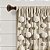 Cortina de janela Lush Decor Boho Pom Tassel (Painel Único), 84 x 52 pol (C x L), Linho Escuro - Imagem 5