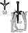 Ferramenta de Desempenho W87123 3-1/4 polegadas de alcance x 4-3/4 polegadas de largura 2-Jaw Gear Puller - Imagem 3