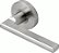 Alavanca de Porta Redonda INOX RA243L462-32D, 2-3/8 Polegadas de Recuo, Aço Inoxidável Acetinado - Imagem 3