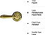 Korky 6021AM StrongARM Alavanca de tanque de metal, universal para se encaixar em vasos sanitários angulares frontais, polido dourado, estilo de torneira - Imagem 5