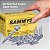 Sammys 8009925-25 Ancoragem de haste vertical super parafuso com haste roscada de 3/8 pol., Parafuso de 3/8 x 2-1/2 pol., para Madeira (Pkg.=25), Zinco - Imagem 2
