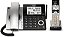 Telefone com Fio/Sem Fio Expansível AT&T CL84107 DECT 6.0 com Bloqueador de Chamadas Inteligente, Preto/Prata com 1 Aparelho - Imagem 1