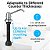 Distribuidor de sabonete líquido de enchimento superior manual Bobrick 34 fl oz (1L) de capacidade de sabonete líquido, bico de 4 polegadas giratório livre para balcões de banheiro público, acabamento - Imagem 4