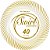 Itens Essenciais para Festa 40 Pratos Descartáveis de Porcelana para Almoço/Salada de Plástico Resistente de 9 com Borda Swirl, Branco/Dourado - Imagem 3