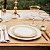 Itens Essenciais para Festa 40 Pratos Descartáveis de Porcelana para Almoço/Salada de Plástico Resistente de 9 com Borda Swirl, Branco/Dourado - Imagem 5