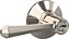 Maçaneta SCHLAGE F51A DMP 618 PLY Dempsey com Fechadura de Entrada com Chave e Acabamento de Plymouth, Níquel Polido - Imagem 1