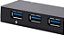 Base Amazon Hub USB 3.0 Slim de alta velocidade com 4 portas e adaptador AC para uso com MacBook, Mac Pro, iMac, Surface Pro e mais - Preto - Imagem 2