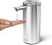 Dispensador de sabonete líquido sem contato recarregável por sensor simplehuman 9 oz., em aço inoxidável escovado - Imagem 2
