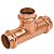 Tê de pressão NIBCO PC611 21/2 X 11/4 X 21/2 de baixo teor de chumbo - Imagem 1