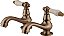 Torneira de Bacia Clássica Kingston Brass KS1108PL com Alavanca de Porcelana, Níquel Escovado - Imagem 1