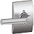 Maçaneta SCHLAGE Broadway com guarnição Century, fechadura sem giro, cromo acetinado (F170 BRW 626 CEN) - Imagem 1