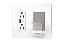 Legrand - Pass & Seymour Tomada Radiant com Portas USB, Tomada Branca com Carregador de Celular sem Fio, Tomada USB à Prova de Manuseio, RWC826USBWCCV2, 1 Unidade - Imagem 2