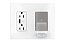 Legrand - Pass & Seymour Tomada Radiant com Portas USB, Tomada Branca com Carregador de Celular sem Fio, Tomada USB à Prova de Manuseio, RWC826USBWCCV2, 1 Unidade - Imagem 1