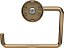 Amerock BH26541BBZ | Golden Champagne Toalheiro | 6-7/16 pol (164 mm) Comprimento Toalheiro | Arrondi | Suporte de Toalha de Mão para Parede do Banheiro | Pequeno Suporte de To - Imagem 3