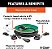 Fiação personalizada para veículo rebocado CURT 58963 para reboque de dinghy, compatível com Jeep Cherokee, preto - Imagem 2