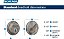 Trinco SCHLAGE B60N620, chaveado de 1 lado, pewter antigo - Imagem 2
