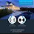 Refletor LED integrado para exterior, sensor crepuscular, branco, 27 watts, com três cabeças redondas, 4000K, 3000 lumens. - Imagem 5