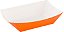 Barcos de Comida Bio Tek de 1 Libra, 200 Bandejas de Papel Descartáveis - Resistente, à prova de gordura, Barcos de Papel Laranja para Lanches, Aperitivos ou Guloseimas, para uso em Festas - Imagem 2